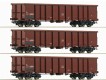 76160 Roco Set of 3 gondola cars